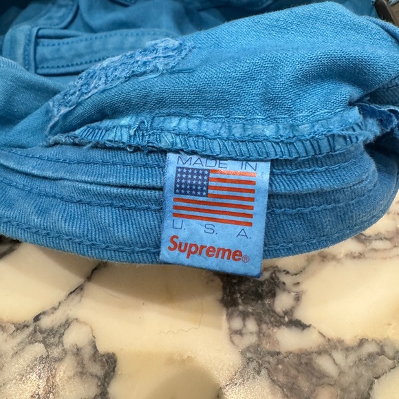 Supreme Overdyed Camo Camp Cap - Picture 6 of 6